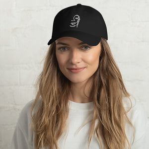 Dad hat - w70p06 White Embroidery