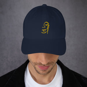 Dad hat - w70p06 Yellow Embroidery