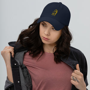 Dad hat - w70p06 Yellow Embroidery