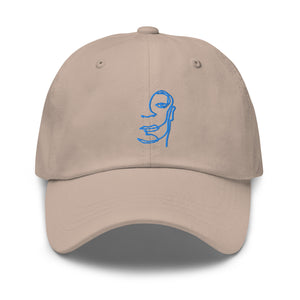 Dad hat - w70p06 Blue Embroidery