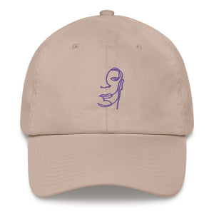 Dad hat - w70p06 Purple Embroidery