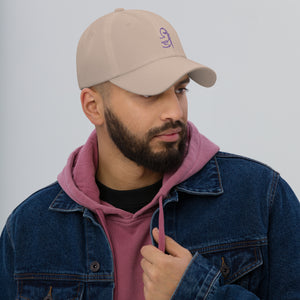 Dad hat - w70p06 Purple Embroidery