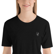 Load image into Gallery viewer, Unisex T-Shirt with Single-Line Face Drawing