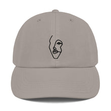 Load image into Gallery viewer, Champion Dad Hat with Black Single-Line Drawing