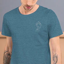 Load image into Gallery viewer, Unisex t-shirt with Single-Line Drawing - s31p057