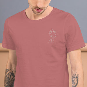Unisex t-shirt with Single-Line Drawing - s31p057